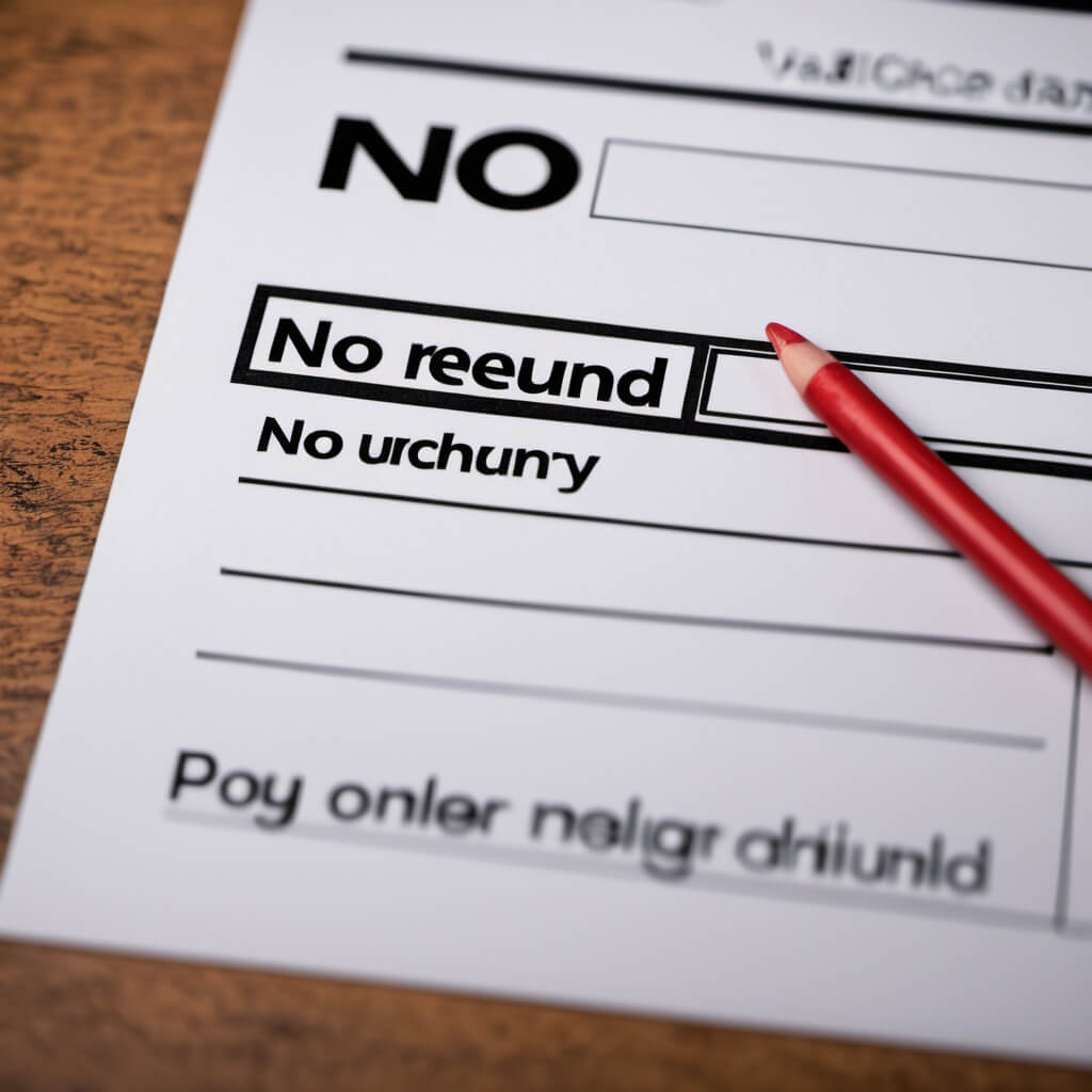No Refund Policy